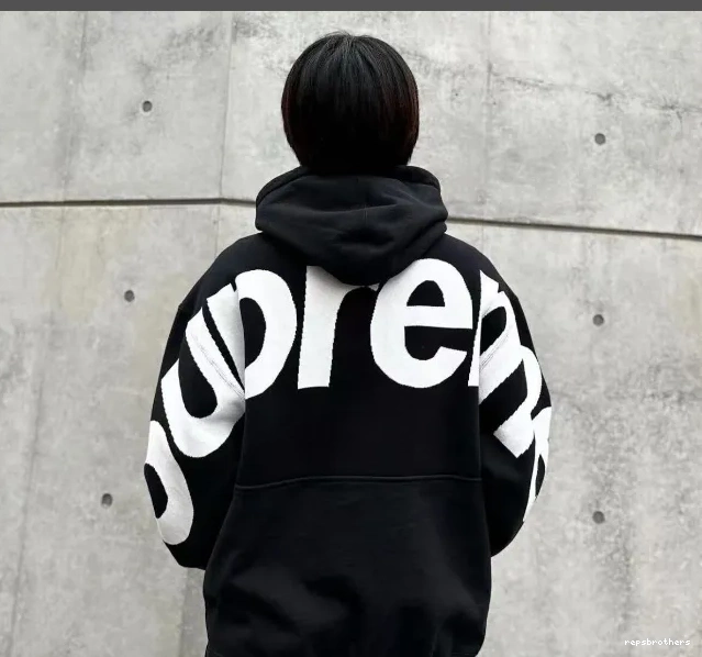 S JACQUARD Grey XL BIG Back LOGO SWEATSHIRT LOGO Sweatshirt Hoodie HOODED M Big L Black 1022